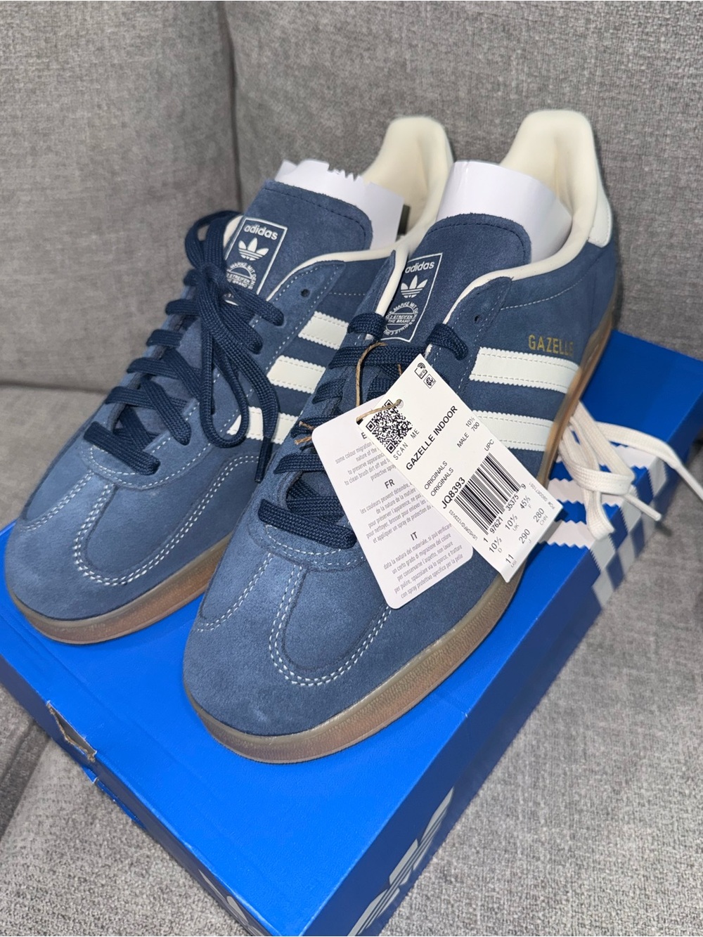 Adidas Gazelle Indoor Men's Suede Sneakers NWT - Picture 2 of 5